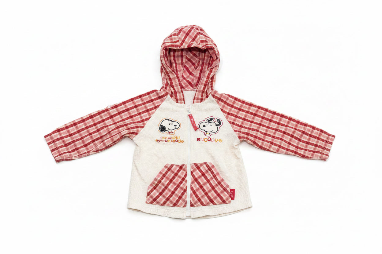 Snoopy rutig jacka/tröja